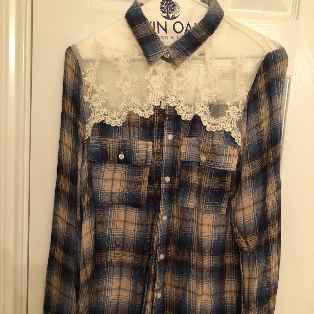 Tassels and Lace blouse